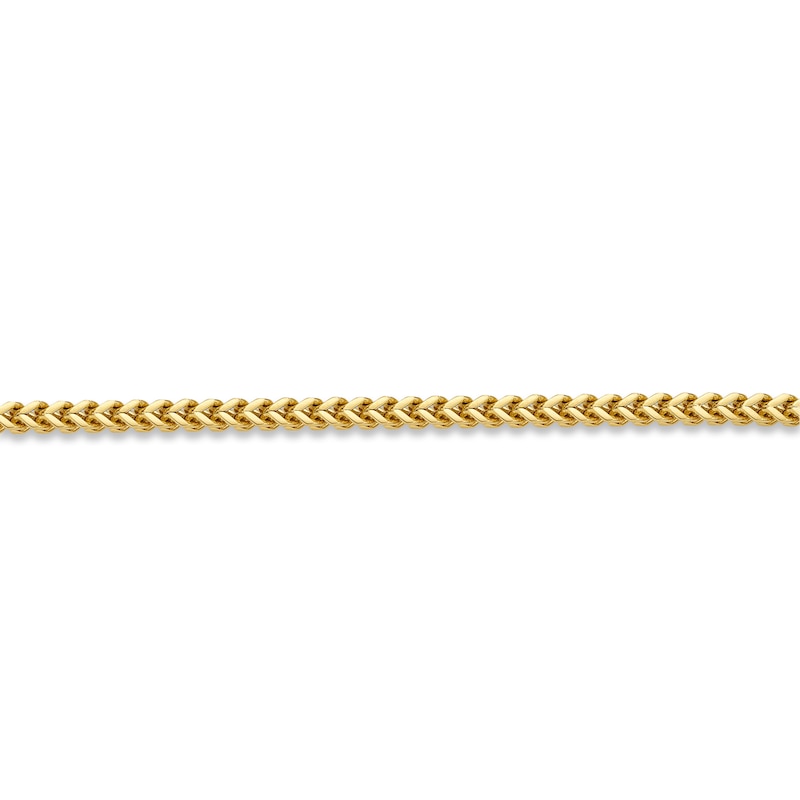 Main Image 2 of Foxtail Chain Necklace 2.5mm Yellow Ion-Plated Solid Stainless Steel 18&quot;