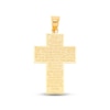 Thumbnail Image 2 of Diamond-cut Cross Pendant 14K Yellow Gold