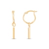 Thumbnail Image 2 of Three-Piece Interchangeable Huggie Earrings & Charms Set 10K Yellow Gold