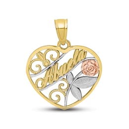 "Abuela" Charm 10K Two-Tone Gold