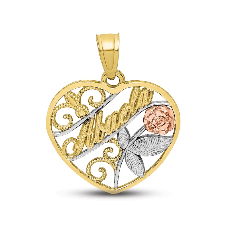 Main Image 1 of &quot;Abuela&quot; Charm 10K Two-Tone Gold