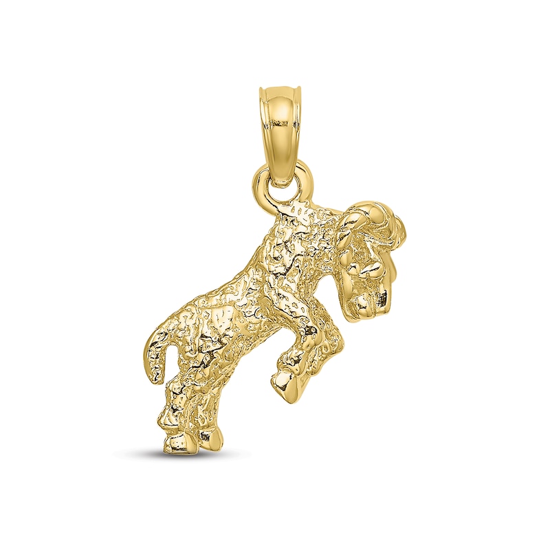 Main Image 1 of Zodiac Aries Charm 10K Yellow Gold