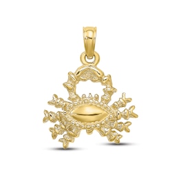 Zodiac Cancer Charm 10K Yellow Gold