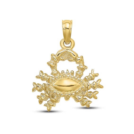 Zodiac Cancer Charm 10K Yellow Gold