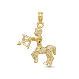 Zodiac Sagittarius Charm 10K Yellow Gold