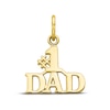 Thumbnail Image 0 of Men's "#1 Dad" Charm 10K Yellow Gold