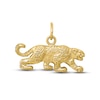 Thumbnail Image 1 of Men's Satin Finish Leopard Charm 10K Yellow Gold