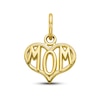 Thumbnail Image 1 of &quot;Mom&quot; Heart Charm 10K Yellow Gold