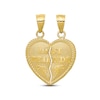 Thumbnail Image 1 of &quot;Best Friends&quot; Heart Charms 10K Yellow Gold