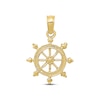Thumbnail Image 0 of Men's Ship Wheel Charm 10K Yellow Gold