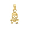Thumbnail Image 1 of Men's Skull & Crossbones Charm 10K Yellow Gold