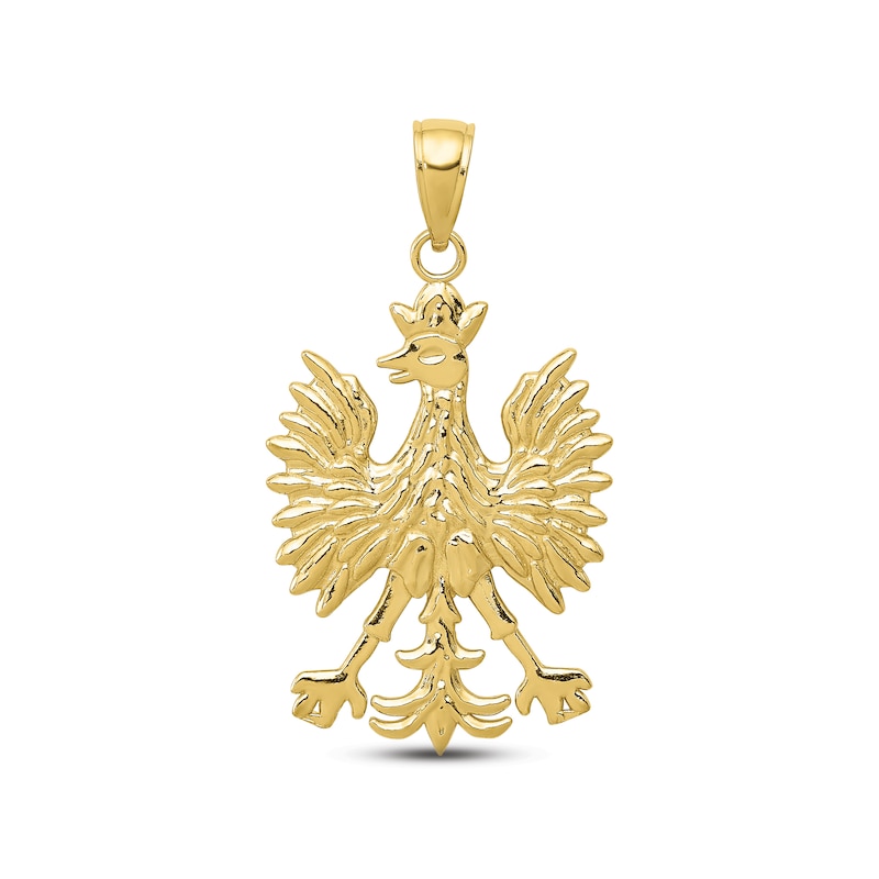 Genuine 18K Gold Phoenix Charm Chain Necklace