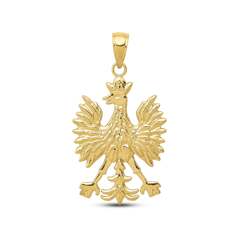 Main Image 1 of Men's Phoenix Charm 10K Yellow Gold