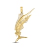 Thumbnail Image 1 of Men's Blue Marlin Charm 10K Yellow Gold