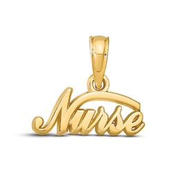 "Nurse" Charm 14K Yellow Gold
