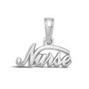 Thumbnail Image 1 of &quot;Nurse&quot; Charm 14K White Gold