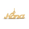 Thumbnail Image 0 of "Nana" Satin Finish Charm 14K Yellow Gold