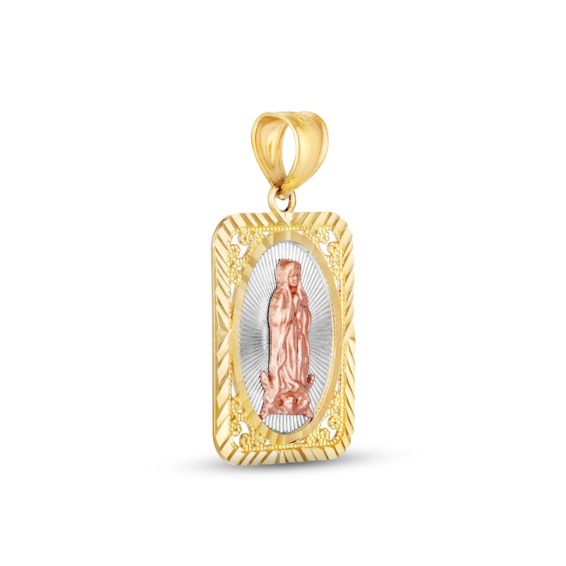 Main Image 2 of Our Lady of Guadalupe Charm 14K Two-Tone Gold