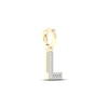 Thumbnail Image 2 of Diamond L Initial Charm 1/3 ct tw Baguette & Round-cut 10K Yellow Gold