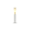 Thumbnail Image 1 of Diamond I Initial Charm 1/5 ct tw Baguette & Round-cut 10K Yellow Gold