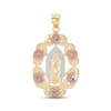Thumbnail Image 1 of Our Lady of Guadalupe Rose Wreath Charm 14K Two-Tone Gold