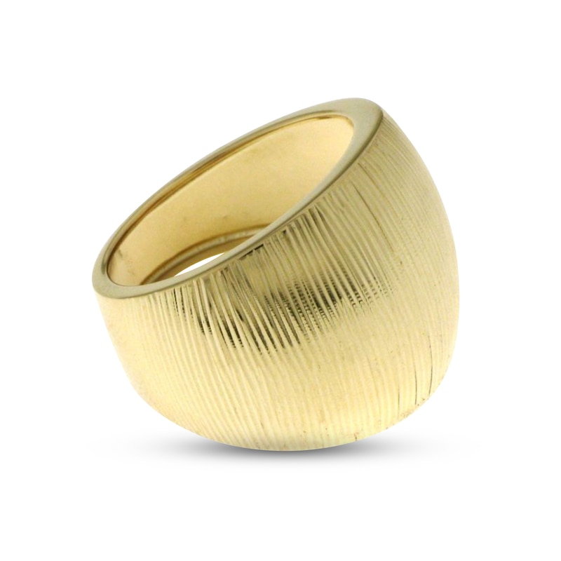 Polished Dome Ring 14K Yellow Gold - Size 7