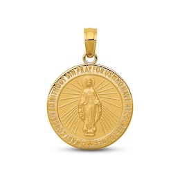 Miraculous Medallion Charm 14K Yellow Gold