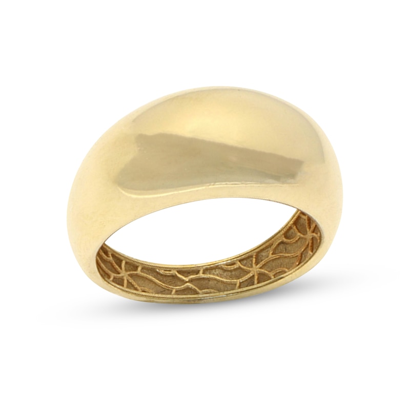 High Polish Dome Ring 10K Yellow Gold - Size 7