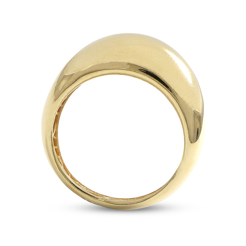 High Polish Dome Ring 10K Yellow Gold - Size 7