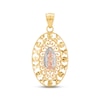 Thumbnail Image 0 of Diamond-cut Our Lady of Guadalupe Charm 14K Two-Tone Gold