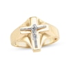 Thumbnail Image 0 of Men's Crucifix Ring 10K Yellow Gold