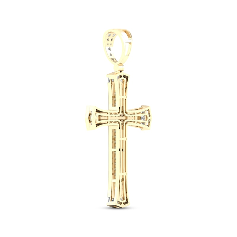 Men's Gold X Cross Charm in 10K Gold