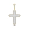 Thumbnail Image 1 of Men's Diamond Pointed Cross Charm 2 ct tw 10K Yellow Gold