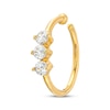 Thumbnail Image 1 of Cubic Zirconia Trio Nose Ring 14K Yellow Gold - 20G 8MM