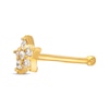 Thumbnail Image 2 of Cubic Zirconia Star Nose Stud 14K Yellow Gold - 22G 6MM