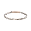 Thumbnail Image 1 of Foxtail Chain Bracelet 4mm Yellow Ion Plate & Semi-Solid Stainless Steel 9&quot;