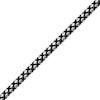 Thumbnail Image 2 of Men's Link & Cord Bracelet 8mm Stainless Steel 8.5&quot;