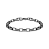 Thumbnail Image 1 of Semi-Solid Box Chain Bracelet 5mm Gunmetal Gray Stainless Steel 9&quot;