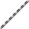 Thumbnail Image 2 of Semi-Solid Box Chain Bracelet 5mm Gunmetal Gray Stainless Steel 9&quot;