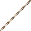 Thumbnail Image 2 of Foxtail Chain Necklace 6mm Two-Tone Semi-Solid Stainless Steel 24&quot;