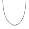 Thumbnail Image 1 of Foxtail Chain Necklace 4mm Two-Tone Semi-Solid Stainless Steel 22&quot;