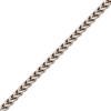 Thumbnail Image 2 of Foxtail Chain Necklace 4mm Two-Tone Semi-Solid Stainless Steel 22&quot;