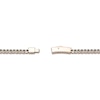 Thumbnail Image 3 of Foxtail Chain Necklace 4mm Two-Tone Semi-Solid Stainless Steel 22&quot;