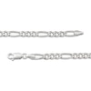 Thumbnail Image 3 of Figaro Chain Necklace 5.6mm Solid Sterling Silver 24&quot;