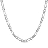 Thumbnail Image 1 of Figaro Chain Necklace 6.5mm Solid Sterling Silver 24&quot;