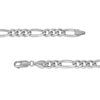Thumbnail Image 3 of Figaro Chain Necklace 6.5mm Solid Sterling Silver 24&quot;