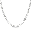 Thumbnail Image 1 of Figaro Chain Necklace 6.5mm Solid Sterling Silver 20&quot;