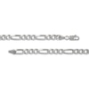 Thumbnail Image 3 of Figaro Chain Necklace 6.5mm Solid Sterling Silver 20&quot;