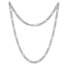 Thumbnail Image 1 of Solid Figaro Chain Necklace 6.5mm Sterling Silver 24"