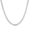 Thumbnail Image 0 of Solid Curb Chain Necklace 5.3mm Sterling Silver 20"